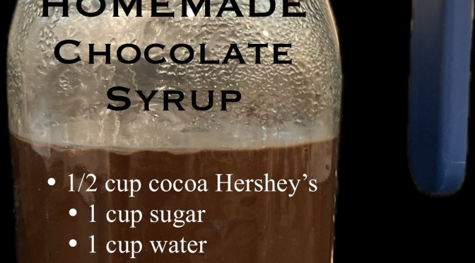 Homemade Hersheys Secret Chocolate Sauce